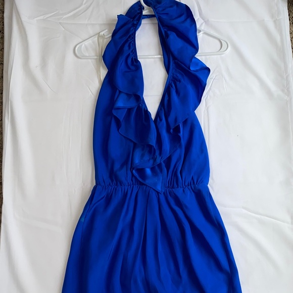 ‼️SOLD NWOT Amanda Uprichard Silk Halter Cocktail Dress - Picture 7 of 7